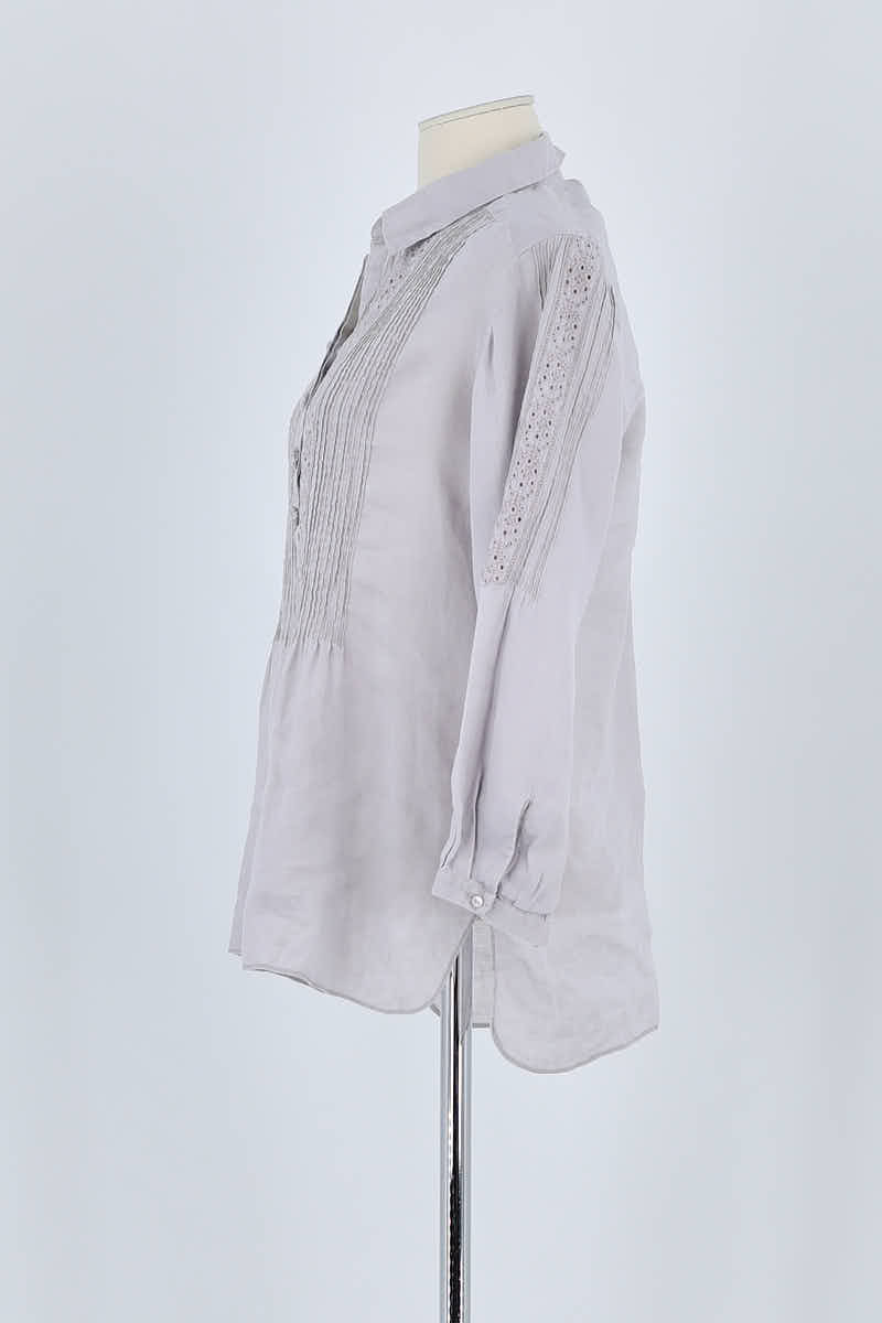 Chemise Gerard Darel Gris en Lin