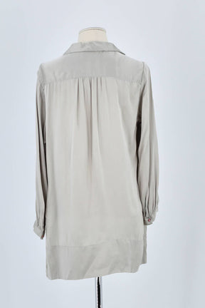 Chemise Gerard Darel Gris en Soie