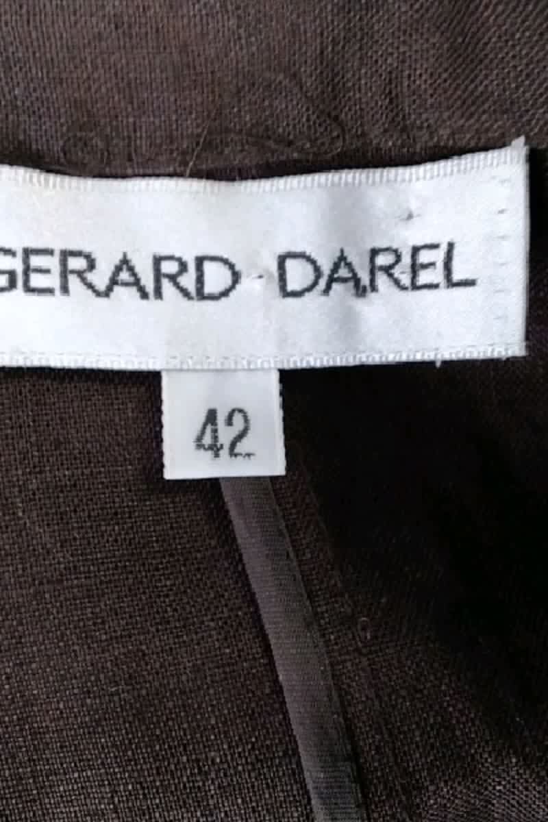 Chemise Gerard Darel Marron en Lin