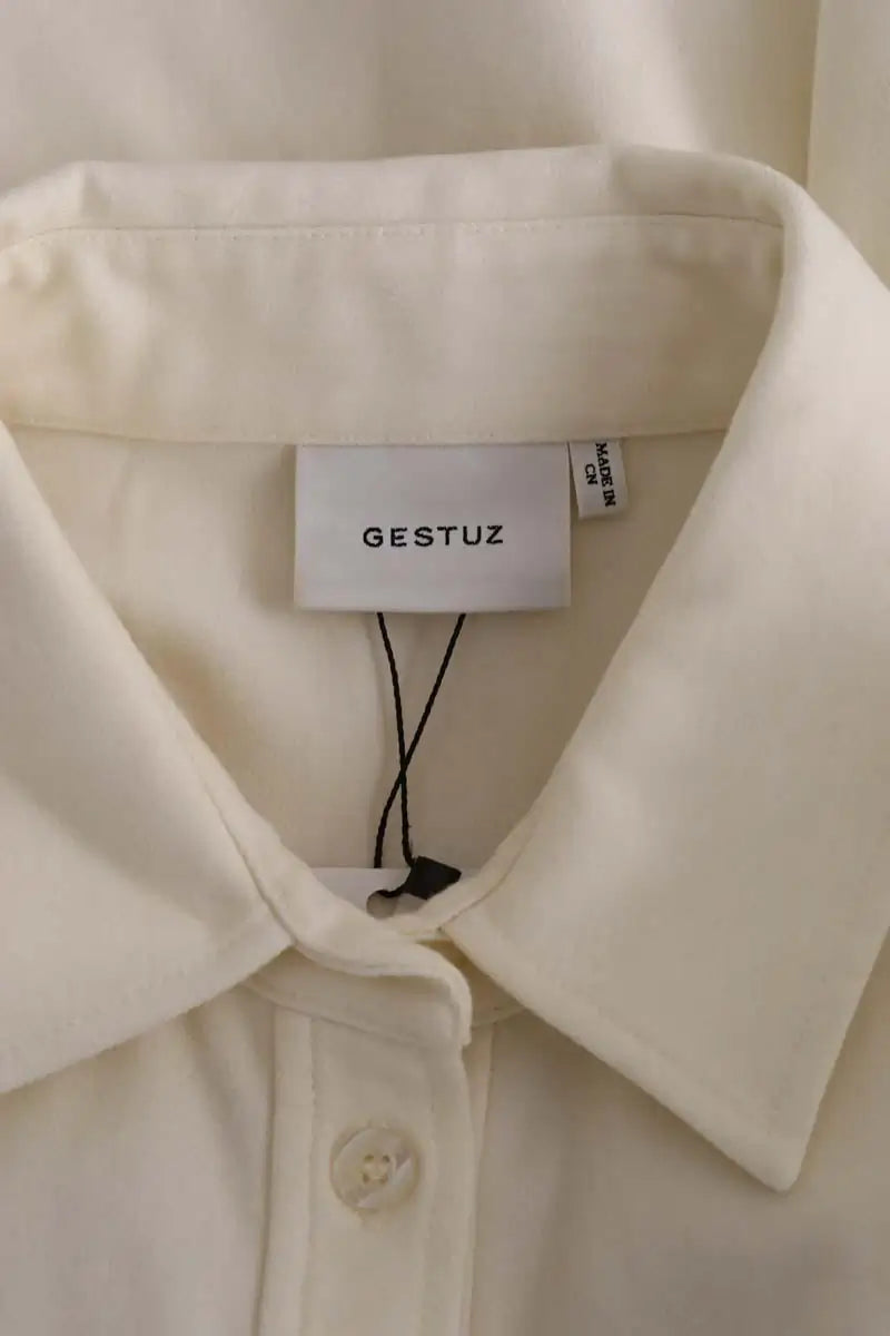 Chemise Gestuz Ecru en Synthétique