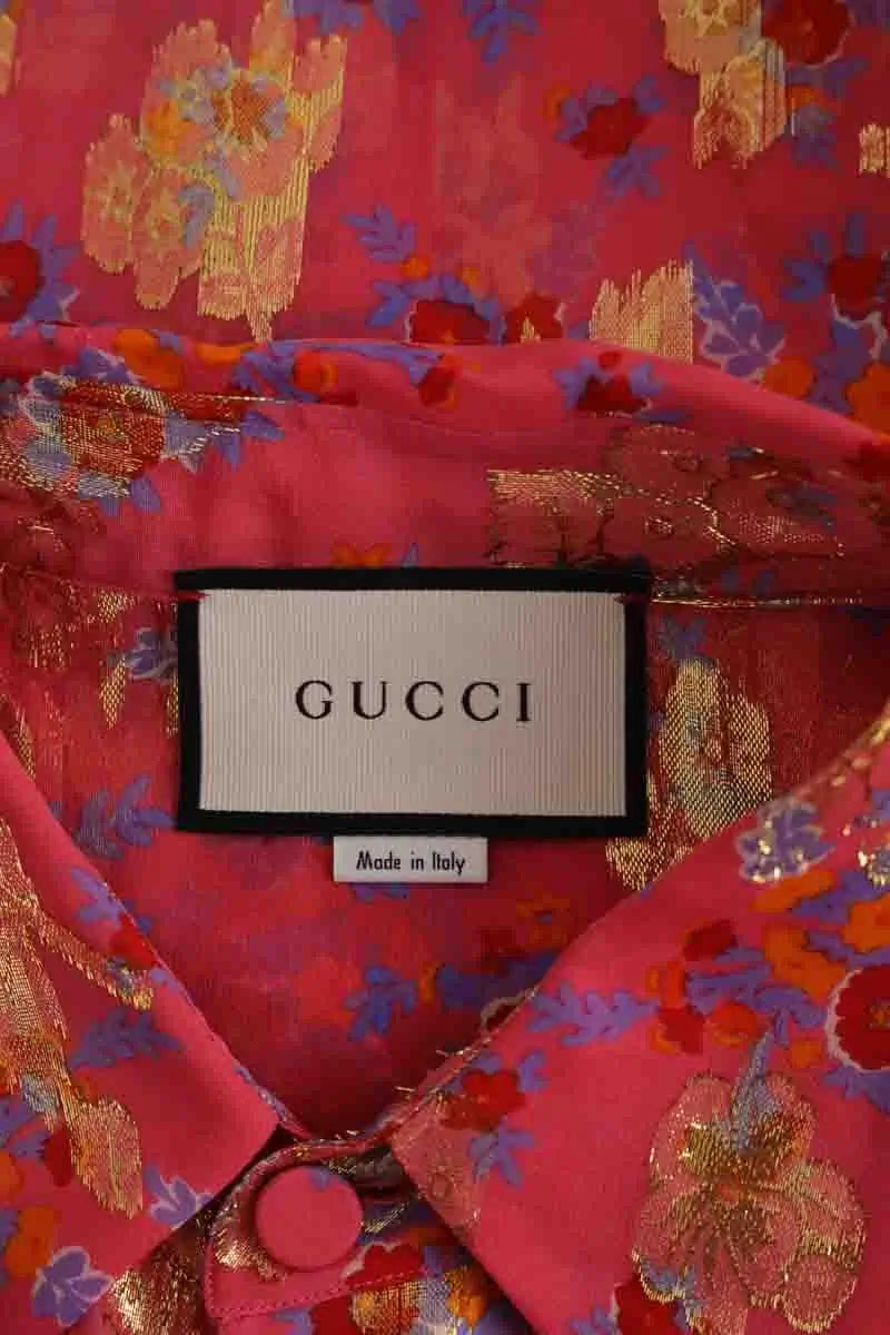 Chemise Gucci Rose en Soie
