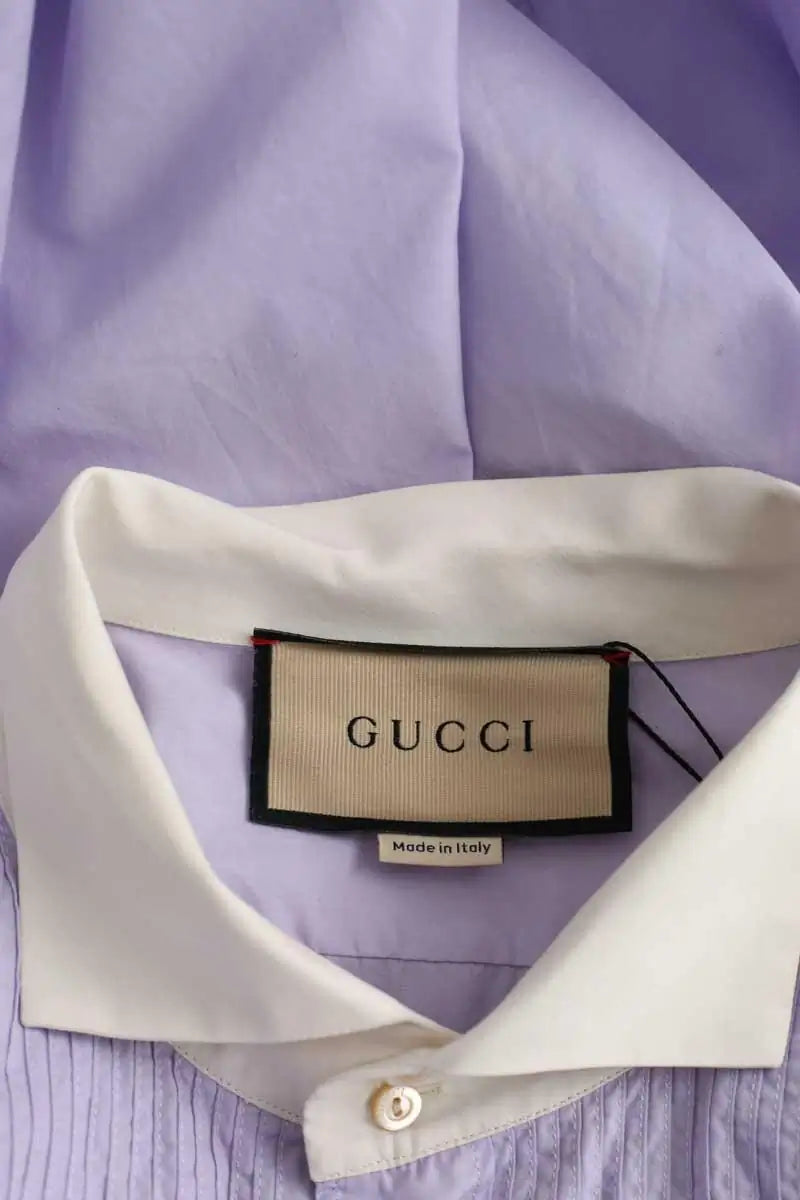 Chemise Gucci Violet en Coton
