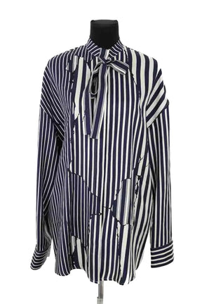 Chemise Haider Ackermann Bleu en Soie, taille S - Seconde Main