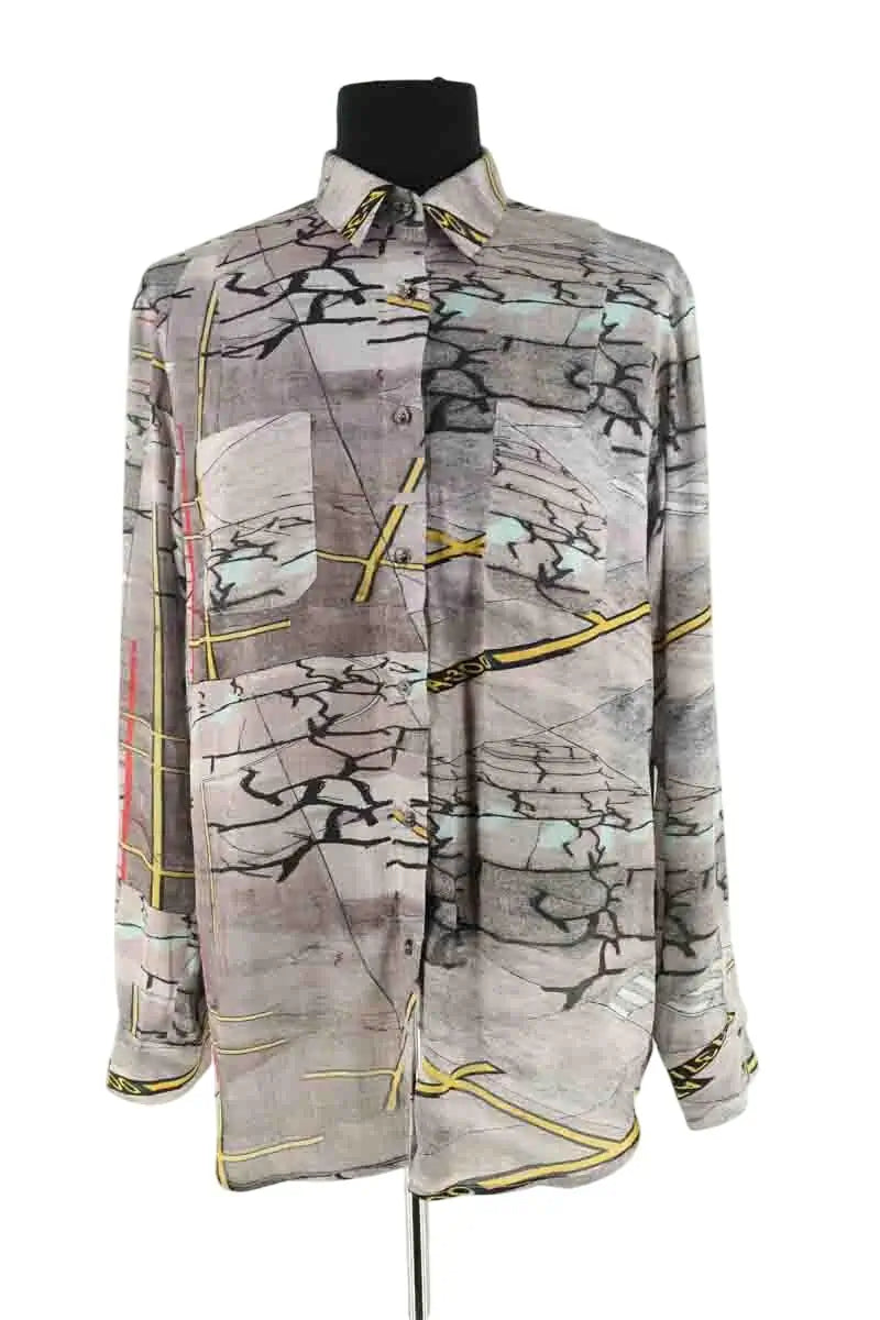Chemise Heimstone Gris en Synthétique, taille S - Seconde Main