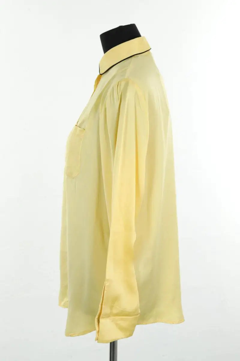 Chemise Heimstone Jaune en Soie