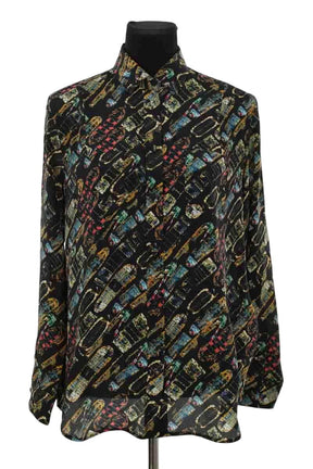 Chemise Heimstone Noir en Synthétique, taille S - Seconde Main