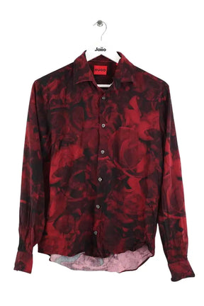 Chemise Hugo Boss Rouge en Viscose, taille S - Seconde Main