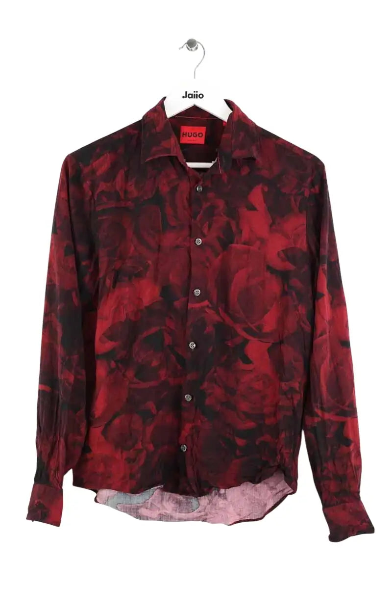 Chemise Hugo Boss Rouge en Viscose, taille S - Seconde Main