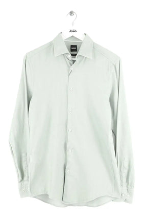 Chemise Hugo Boss Vert en Coton, taille M - Seconde Main