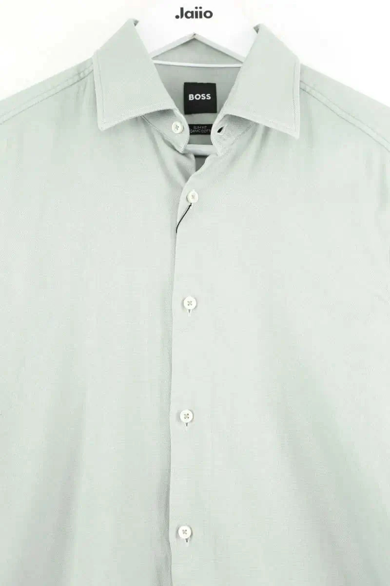 Chemise Hugo Boss Vert en Coton
