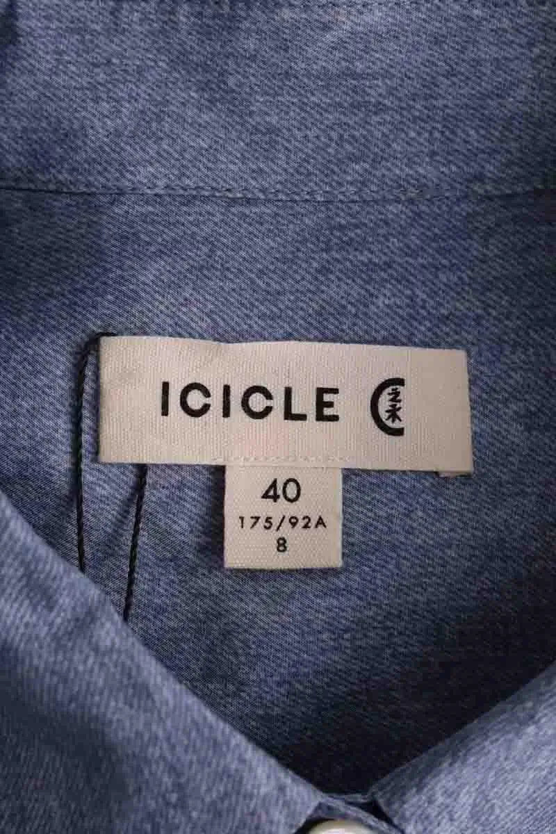 Chemise Icicle Bleu en Synthétique