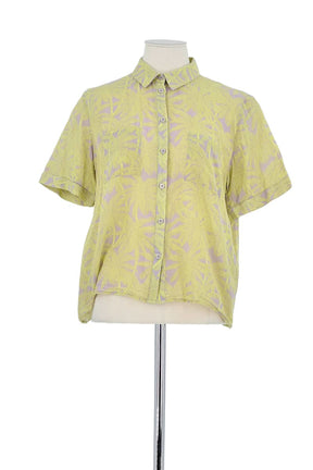 Chemise Idano Jaune en Coton, taille S - Seconde Main