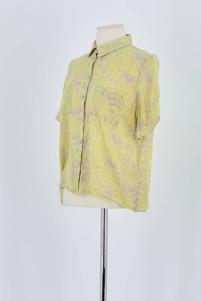 Chemise Idano Jaune en Coton