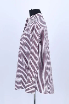 Chemise Ines de la Fressange Bordeaux en Coton