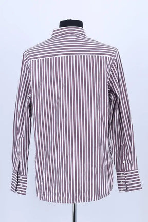 Chemise Ines de la Fressange Bordeaux en Coton