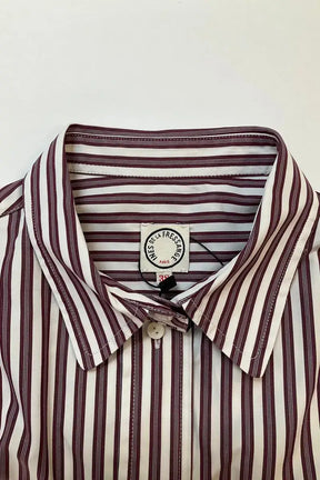 Chemise Ines de la Fressange Bordeaux en Coton