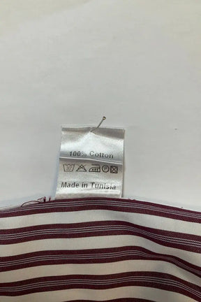 Chemise Ines de la Fressange Bordeaux en Coton
