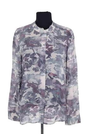 Chemise Iro Georgina Gris en Soie, taille M - Seconde Main