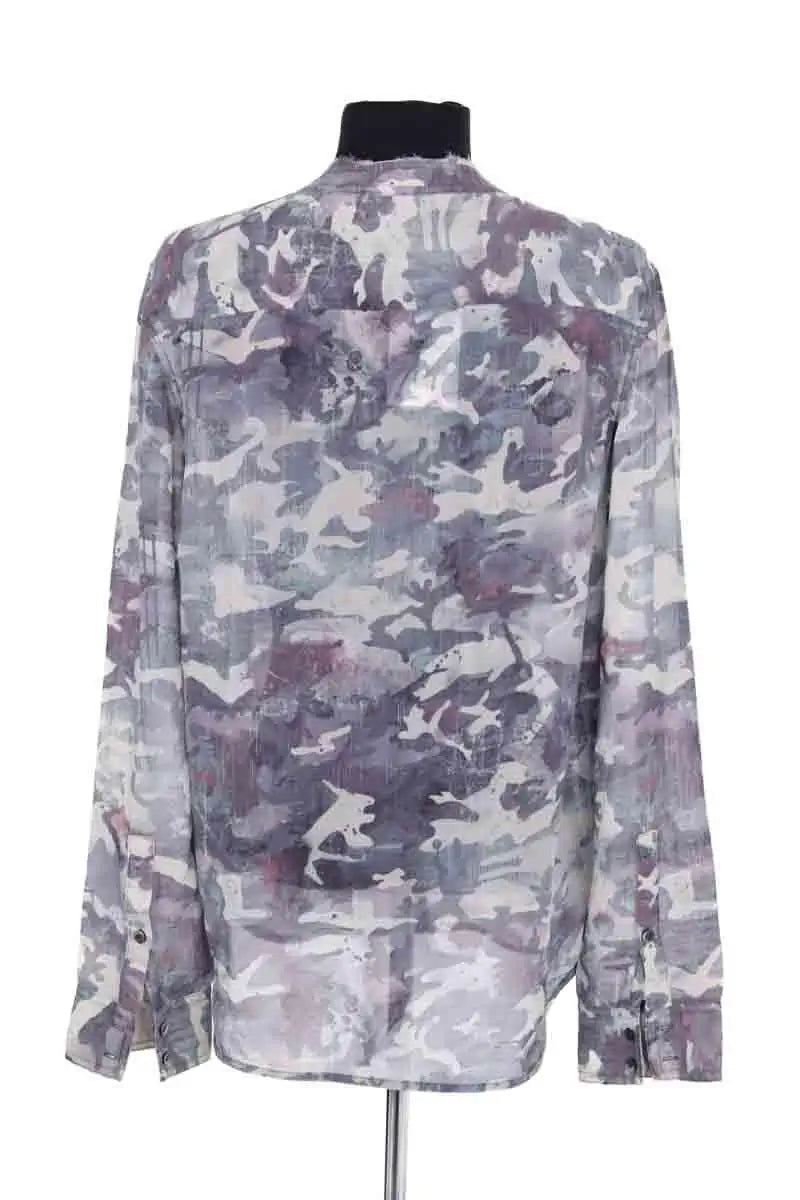 Chemise Iro Georgina Gris en Soie
