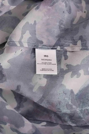 Chemise Iro Georgina Gris en Soie