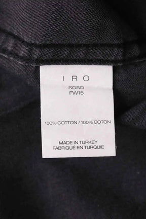 Chemise Iro Noir en Coton