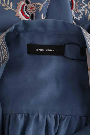 Chemise Isabel Marant Bleu en Soie