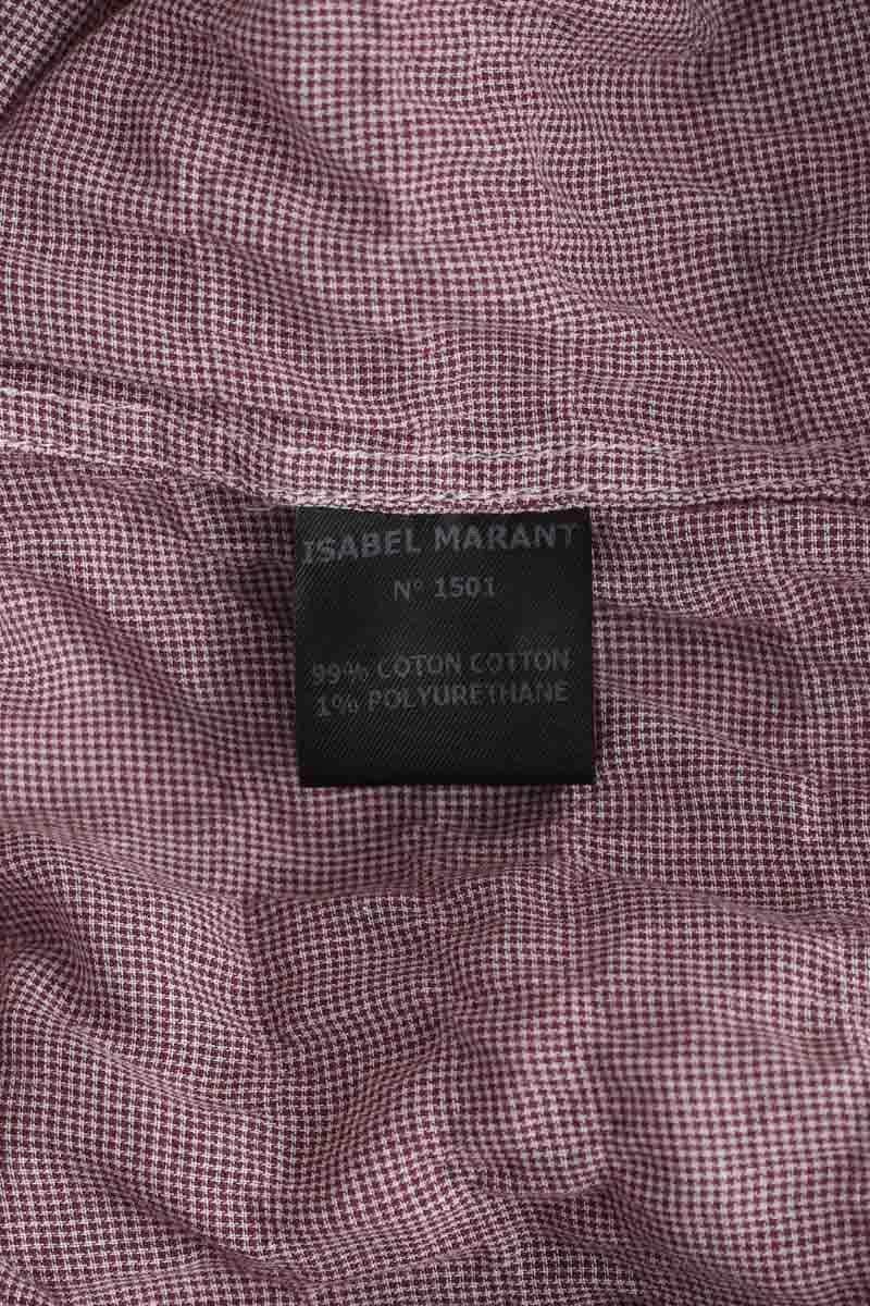 Chemise Isabel Marant Étoile Bordeaux en Coton