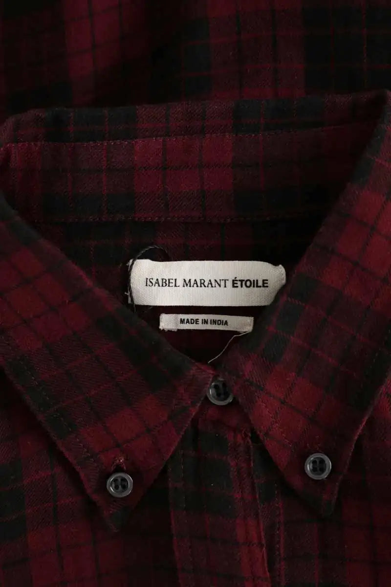 Chemise Isabel Marant Étoile Bordeaux en Coton