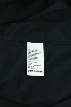 Chemise James Perse Noir en Coton