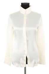 Chemise Karl Lagerfeld Ecru en Synthétique, taille XS - Seconde Main