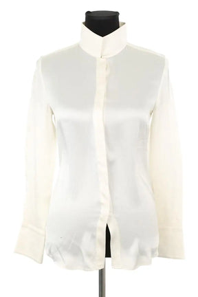 Chemise Karl Lagerfeld Ecru en Synthétique, taille XS - Seconde Main