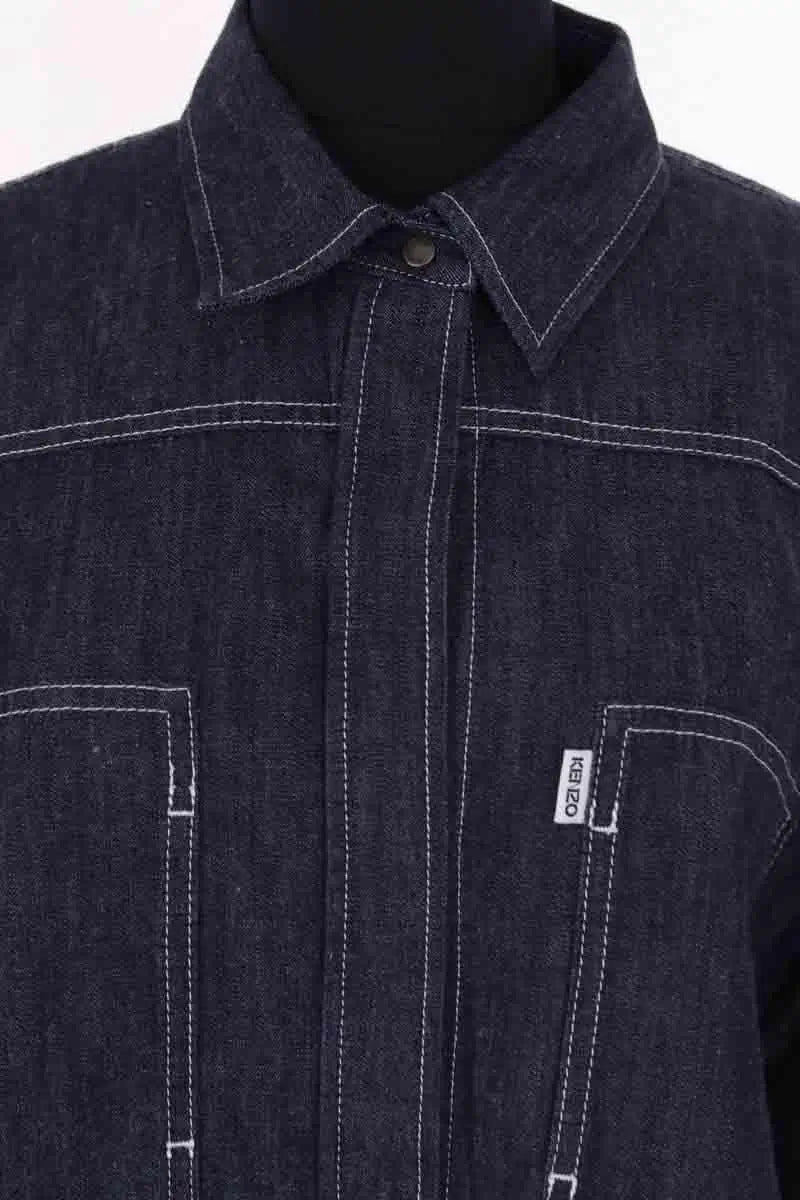Chemise Kenzo Bleu en Coton
