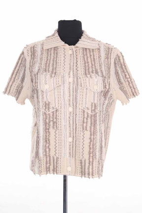 Chemise Kujten Beige en Cachemire, taille M - Seconde Main