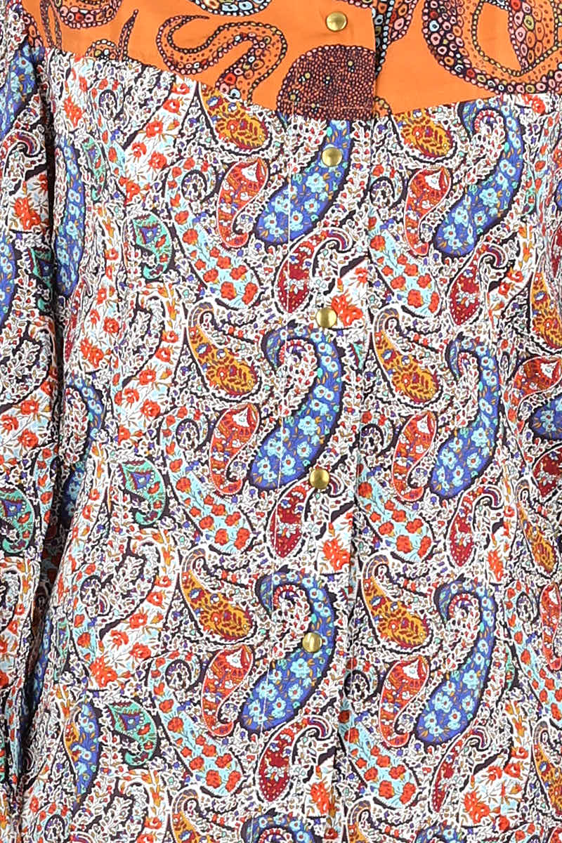 Chemise La Prestic Ouiston Orange en Coton