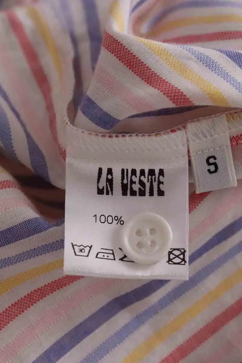 Chemise La Veste Multicolore en Coton