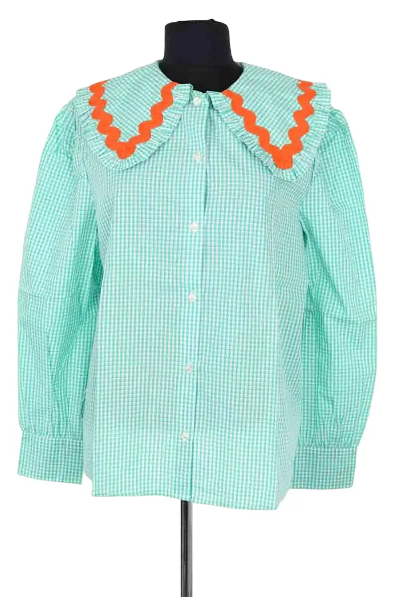 Chemise La Veste Vert en Coton, taille L - Seconde Main