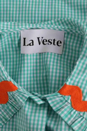 Chemise La Veste Vert en Coton