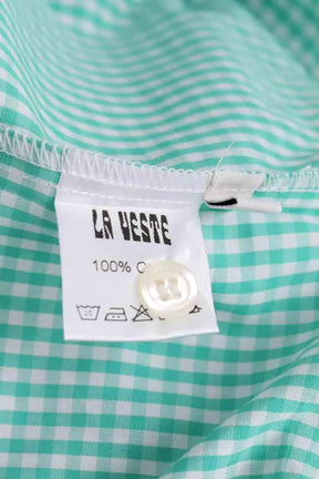 Chemise La Veste Vert en Coton
