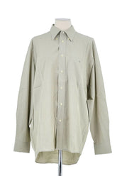 Chemise Lacoste Beige en Coton, taille L - Seconde Main