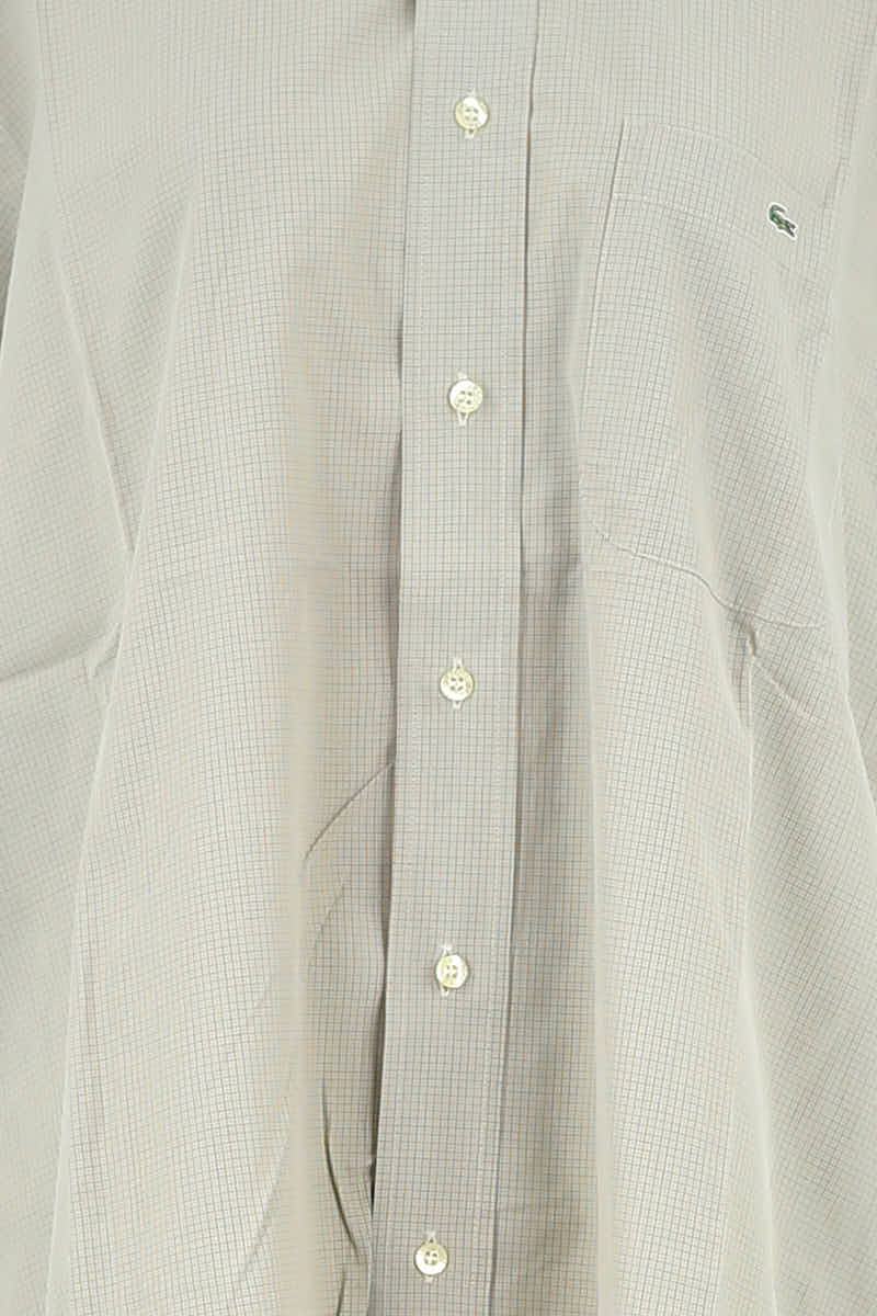 Chemise Lacoste Beige en Coton