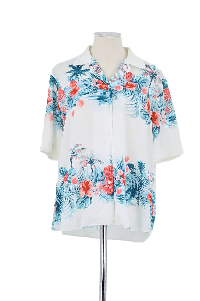 Chemise Lacoste Blanc en Coton, taille L - Seconde Main