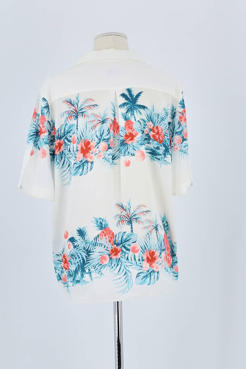 Chemise Lacoste Blanc en Coton