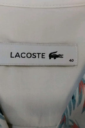 Chemise Lacoste Blanc en Coton