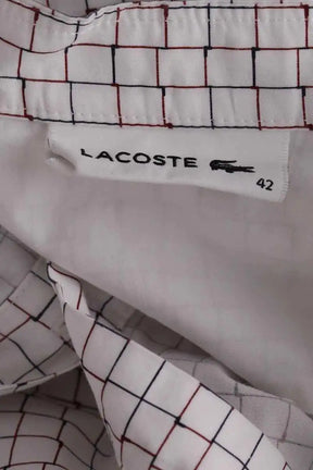 Chemise Lacoste Blanc en Coton