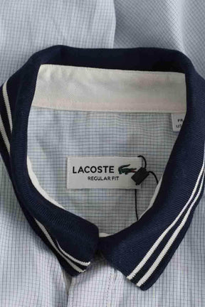 Chemise Lacoste Bleu en Coton