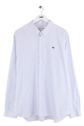 Chemise Lacoste Bleu en Coton, taille XL - Seconde Main