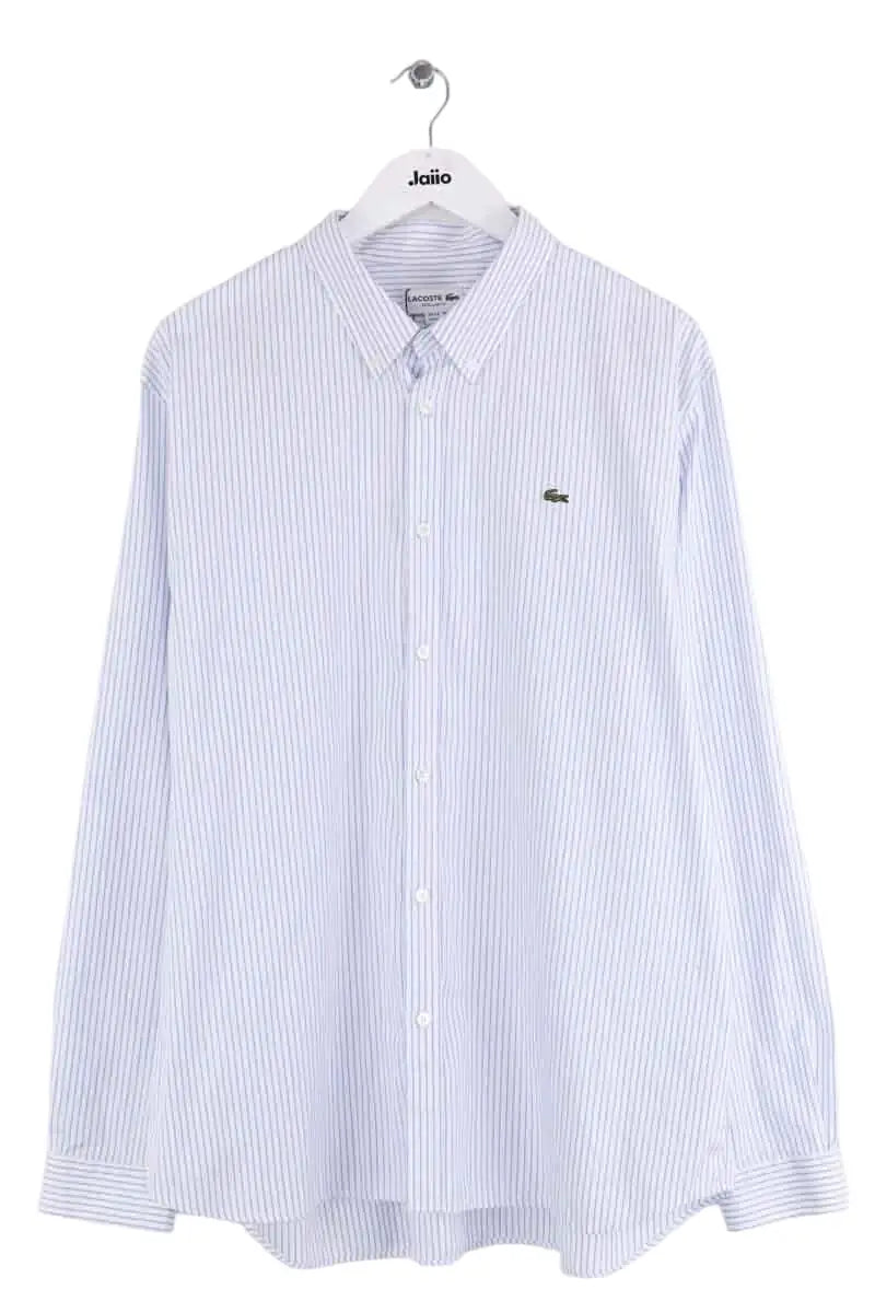 Chemise Lacoste Bleu en Coton, taille XL - Seconde Main