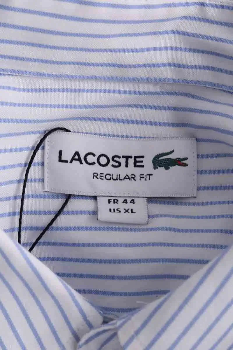 Chemise Lacoste Bleu en Coton