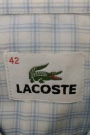 Chemise Lacoste Bleu en Coton