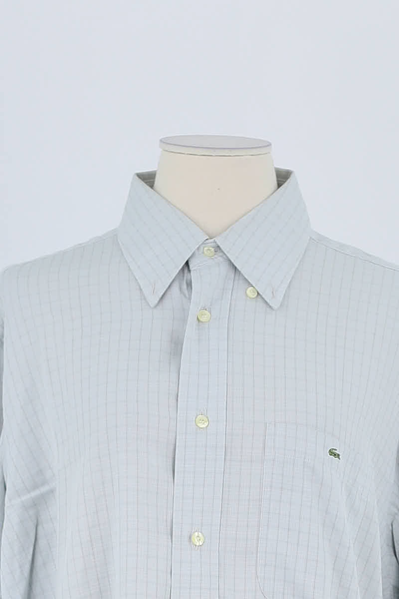 Chemise Lacoste Gris en Coton